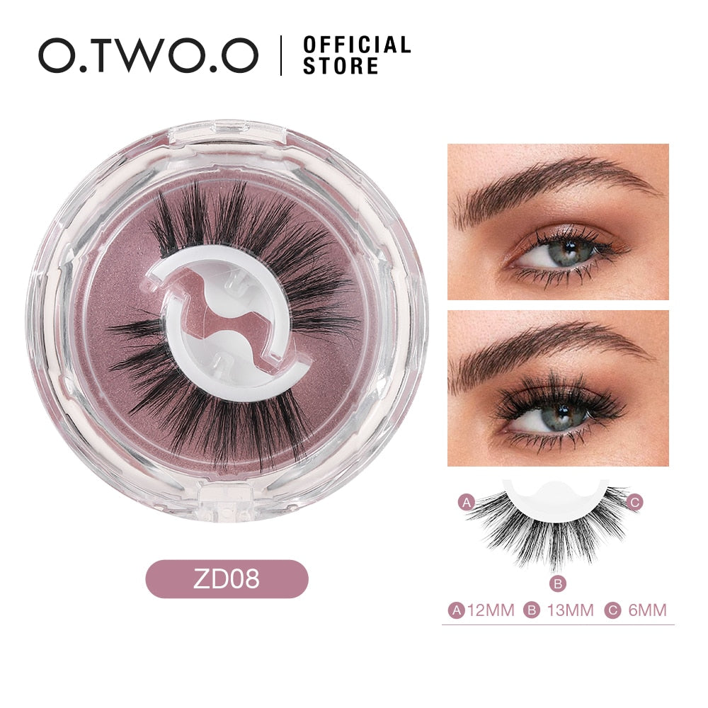 Self-applying and reusable eyelashes