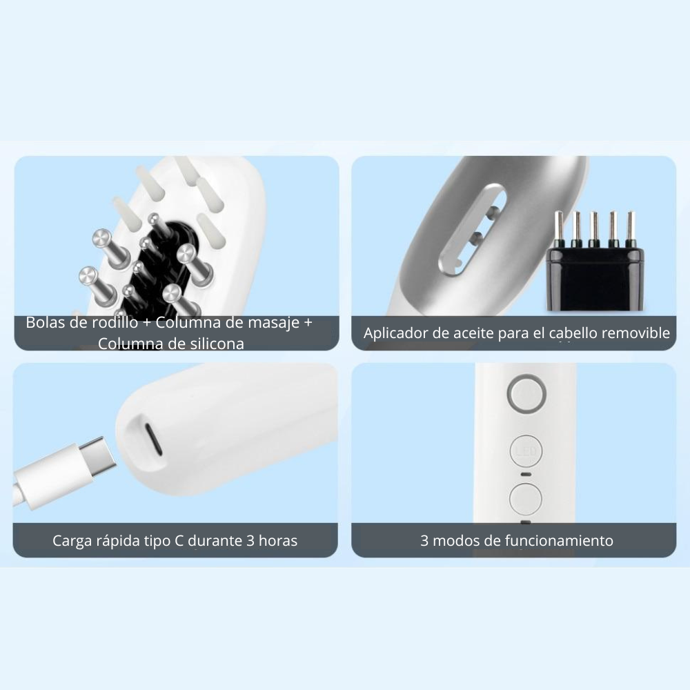 2-in-1 Electric Scalp Brush